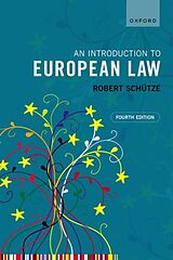 Couverture cartonnée An Introduction to European Law de Robert Schütze