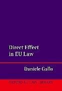 Livre Relié Direct Effect in EU Law de Daniele Gallo