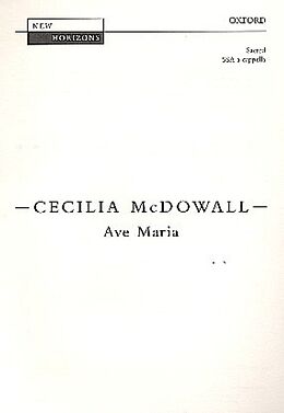 Cecilia McDowall Notenblätter Ave Maria for female chorus a cappella
