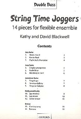 Kathy Blackwell Notenblätter String Time Joggers
