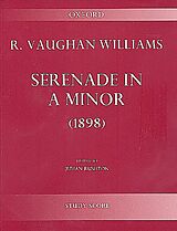 Ralph Vaughan Williams Notenblätter Serenade in a Minor for orchestra