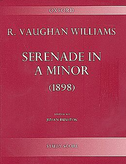 Ralph Vaughan Williams Notenblätter Serenade in a Minor for orchestra