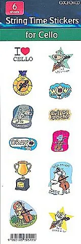  Notenblätter String Time Stickers