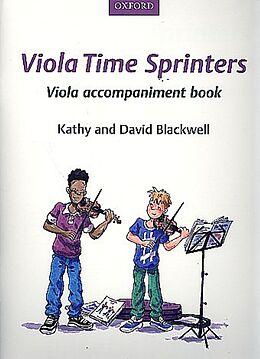 Kathy Blackwell, David Blackwell Notenblätter Viola Time Sprinters