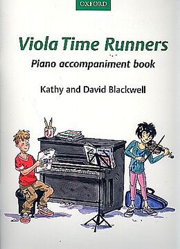 Kathy Blackwell, David Blackwell Notenblätter Viola Time Runners piano accompaniment