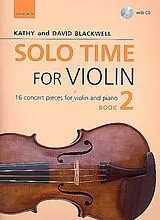 Loseblatt Solo Time for Violin Book 2 von Blackwell Kathy, David Blackwell