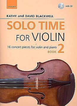 Loseblatt Solo Time for Violin Book 2 von Kathy Blackwell, David Blackwell