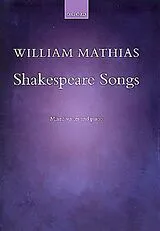 William Mathias Notenblätter Shakespeare Songs