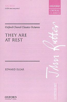 Edward Elgar Notenblätter They are at Rest