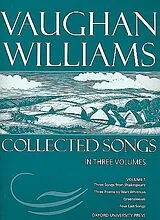 Ralph Vaughan Williams Notenblätter Collected songs vol.1