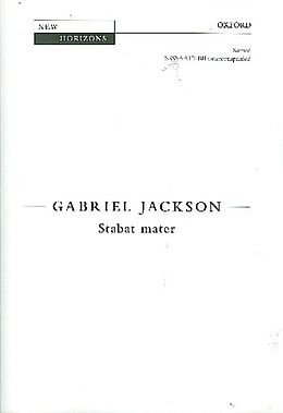 Gabriel Jackson Notenblätter Stabat mater