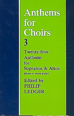  Notenblätter Anthems for Choirs vol.3 for