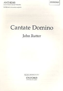 John Rutter Notenblätter Cantate domino