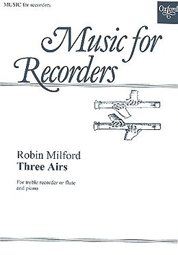 Robin Humphrey Milford Notenblätter 3 Airs for treble recorder