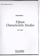 Lillian Fuchs Notenblätter 15 Characteristic Studies for Viola