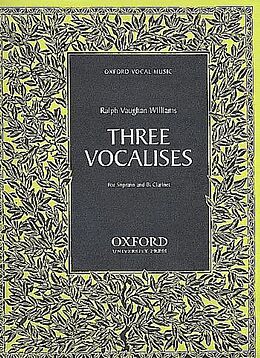 Ralph Vaughan Williams Notenblätter 3 Vocalises