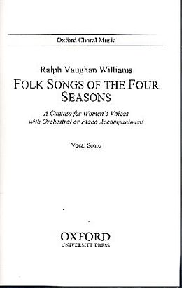 Ralph Vaughan Williams Notenblätter Folk Songs of the four Seasons
