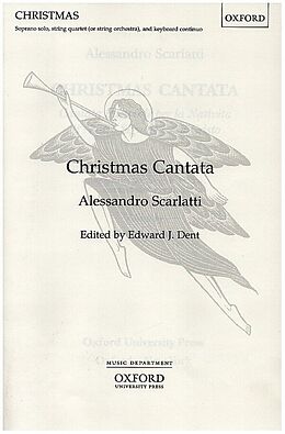 Alessandro Scarlatti Notenblätter Christmas Cantata