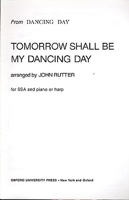  Notenblätter Tomorrow shall be my dancing