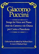 Loseblatt Songs for voice and piano von Giacomo Puccini