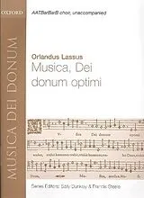 Lassus Orlando Notenblätter Musica Dei donum optimi for