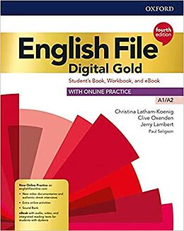 Kartonierter Einband English File Digital Gold Elementary Student's Book / Workbook with Key Pack (Nur für den Kanton Tessin) von Christina Latham-Koenig, Clive Oxenden, Paul Seligson