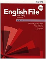 Couverture cartonnée English File: Elementary: Workbook with Key de Christina Latham-Koenig, Clive Oxenden, Jerry Lambert