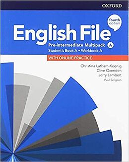 Broschiert English File Pre-intermediate Multipack A: Student Book and Workbook von Christina Latham-Koenig, Clive Oxenden, Jerry Lambert