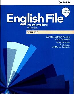 Agrafé English File: Pre-Intermediate. Workbook with Key de Christina Latham-Koenig, Clive Oxenden, Jerry Lambert
