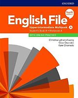 Broché English File Upper-Intermediate Multipack A: Student's Book/Workbook de 