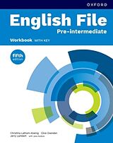 Kartonierter Einband English File fifth edition: Pre-Intermediate: Workbook with key von