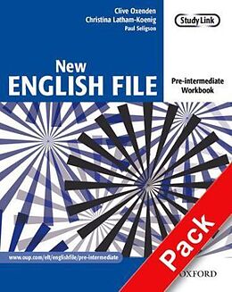 Couverture cartonnée New English File Pre-intermediate Workbook with Answers and MultiROM de Clive Oxdenden