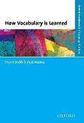 Couverture cartonnée How Vocabulary Is Learned de Stuart Webb, Paul Nation