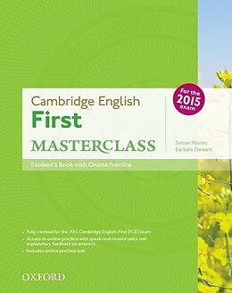 Set mit div. Artikeln (Set) Cambridge English: First Masterclass: Student's Book and Online Practice Pack von Simon Haines, Barbara Stewart
