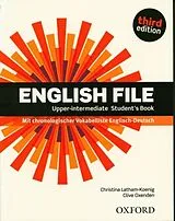 Broschiert English File Upper-intermediate Student's Book with German Wordlist von Clive Oxenden