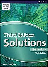 Kartonierter Einband Solutions: Elementary: Student's Book von Tim Falla