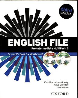 Couverture cartonnée English File Pre-intermediate Multipack B: Student Book and Workbook de Clive Oxenden, Christina Latham-Koenig, Paul Seligson
