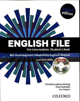 Kartonierter Einband English File Pre-intermediate Student's Book with German Wordlist von Christina Latham-Koenig, Paul Seligson