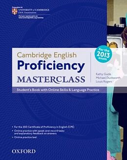 Set mit div. Artikeln (Set) Cambridge English: Proficiency (CPE) Masterclass: Student's Book with Online Skills and Language Practice Pack von Gude, Duckworth, Rogers