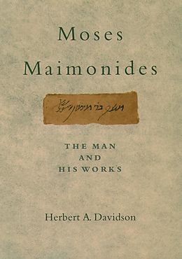 eBook (pdf) Moses Maimonides de Herbert Davidson