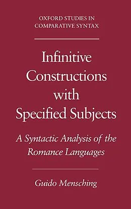 E-Book (pdf) Infinitive Constructions with Specified Subjects von Guido Mensching