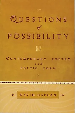 E-Book (pdf) Questions of Possibility von David Caplan