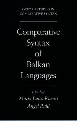 E-Book (pdf) Comparative Syntax of the Balkan Languages von Maria-Luisa Rivero, Angela Ralli