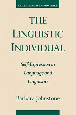 eBook (pdf) The Linguistic Individual de Barbara Johnstone