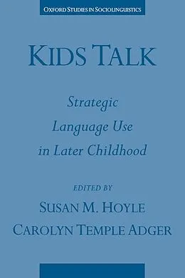 PDF Kids Talk von Susan M. Hoyle, Carolyn Temple Adger