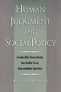 E-Book (pdf) Human Judgment and Social Policy von Kenneth R. Hammond