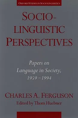 E-Book (pdf) Sociolinguistic Perspectives von Charles A. Ferguson