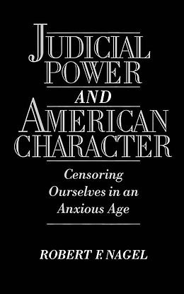 eBook (pdf) Judicial Power and American Character de Robert F. Nagel