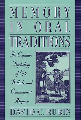 E-Book (pdf) Memory in Oral Traditions von David C. Rubin