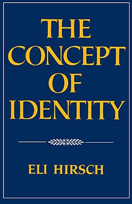 E-Book (pdf) The Concept of Identity von Eli Hirsch